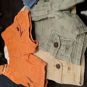Abercrombie kids cargo shorts size 3/4